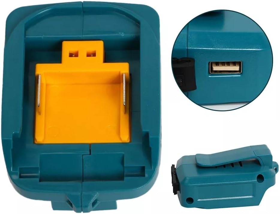 USB Port Phone Charger Adapter Li - ion Battery For Makita 18V 14.4V BL1830 - Office Catch