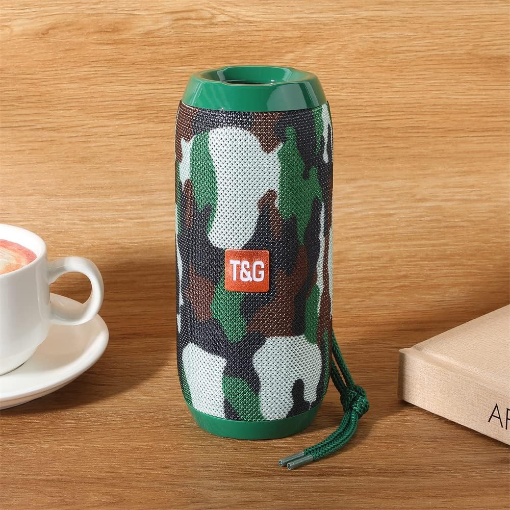 Wireless Portable Bluetooth Speaker Ear Boom Sound Speaker TG117 - Camouflage - Office Catch
