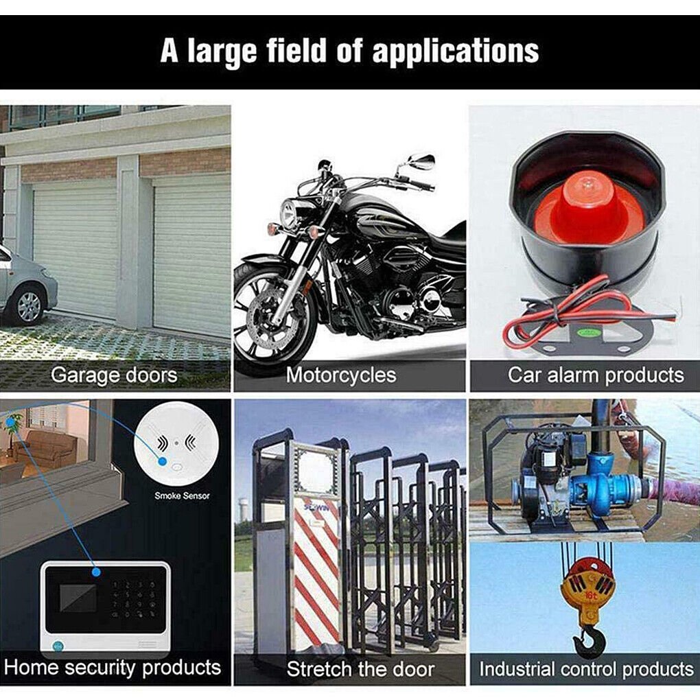 1 Pack Universal 433MHZ Remote Control Garage Door Gate Car Cloning Wireless Key Fob - Office Catch