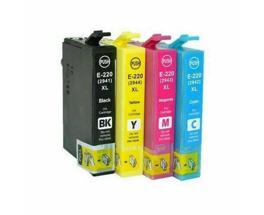 10 Ink Cartridges for Epson 220XL 4222 XP-220 XP-324 XP-320 XP-420 WF-2630/ 2650 - Office Catch