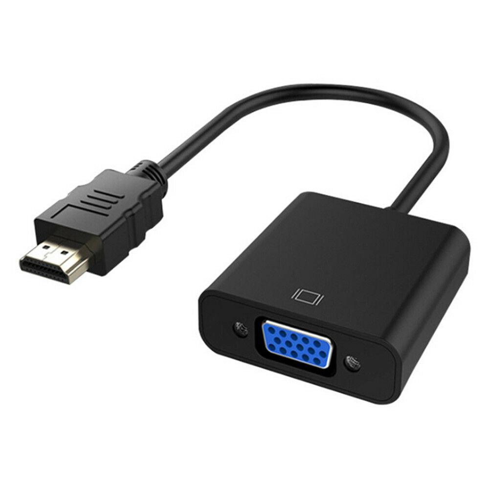 1080P HDMI Male to VGA Female Video Adapter Cable Converter - Office Catch