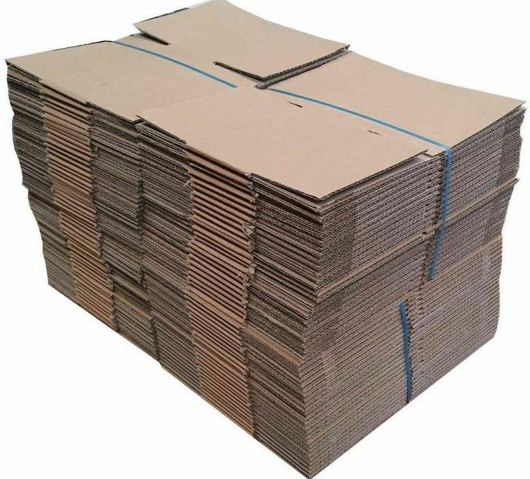 10Pieces | 300x300x300mm | Kraft Paper Box Corrugated Packaging For Shipping / Moving Big Sizes - Office Catch