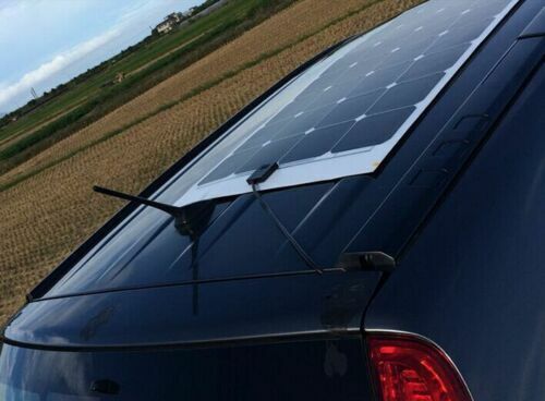 12V 350W Flexible Mono Solar Panel RV Caravan Camping Battery Charge Portable - Office Catch