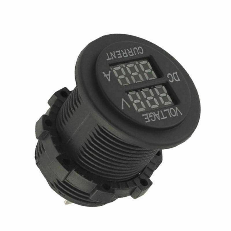 12V Volt meter Dual Battery Monitor LED Digital Car Boat Voltage Marine Gauge AU - Office Catch