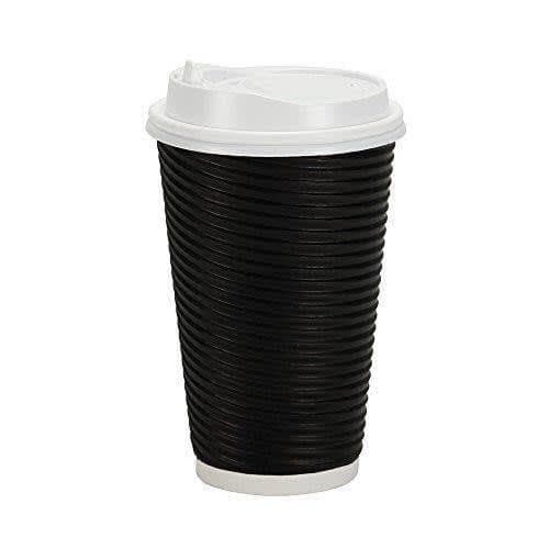 16oz (Large) 200pcs Triple Wall Coffee Cups Disposable Bulk Takeaway - Office Catch