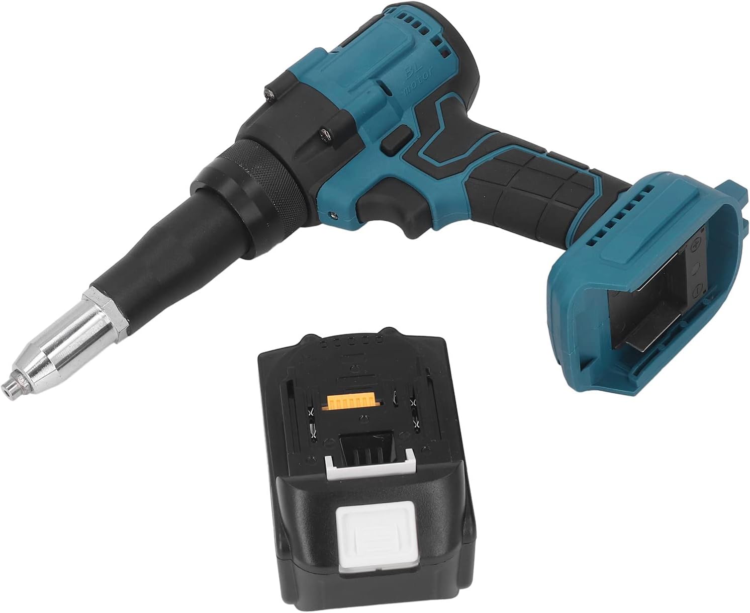 18V Brushless Cordless Rivet Gun Automatic Blind Riveting Nut & 18V Lithium Battery - Office Catch