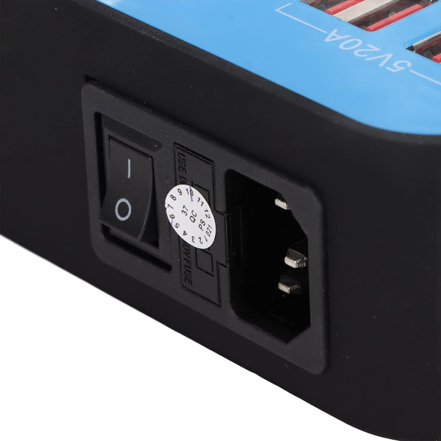 200W Universal Multiport Charging Station with 40 Ports, LCD Digital Display for Current and Voltage, Complete with Organizer Stand - Office Catch