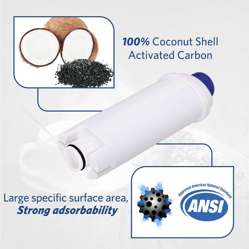2Pack Water Filter For Delonghi Magnifica S Automatic Coffee Machine ECAM22110SB - Office Catch