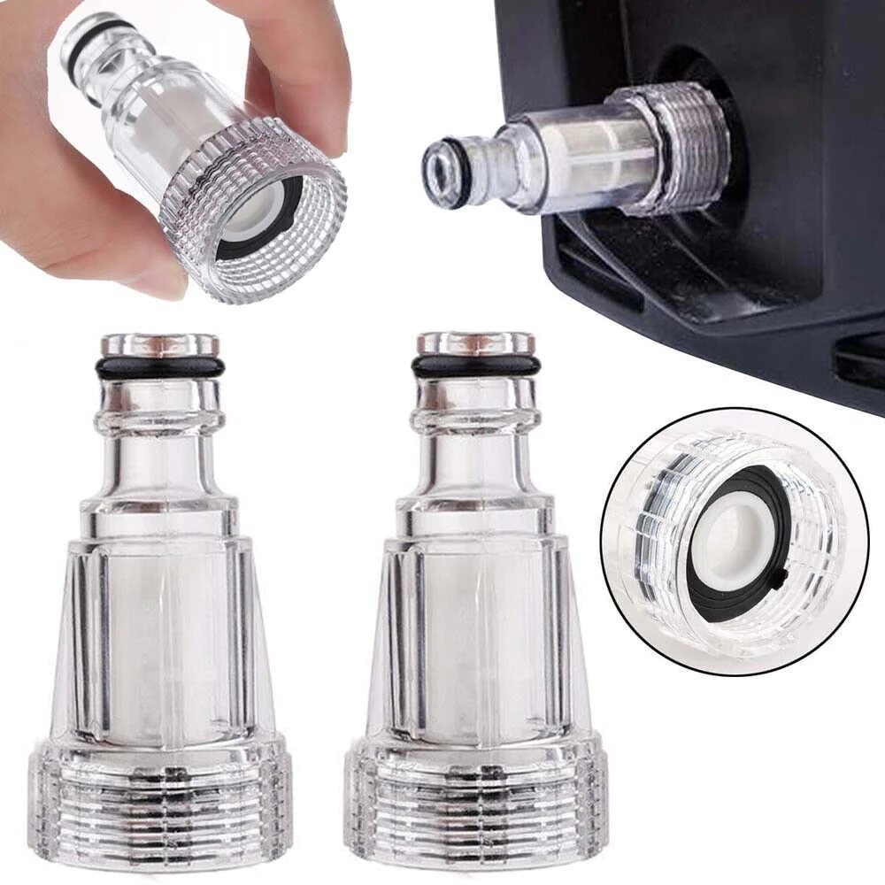 2PCS High-Pressure Car Clean Washer Water Filter Connection Fitting Tool Set - Office Catch