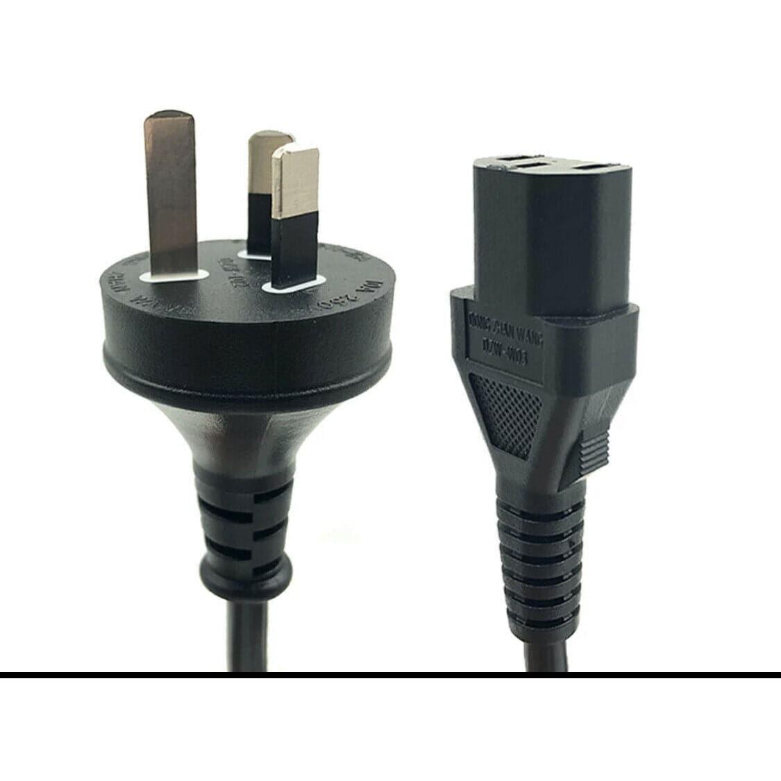 3 Pin Power Cord Lead Cable AU 250V 10A Suitable For PC Computer TV Monitor Printer LCD - Office Catch