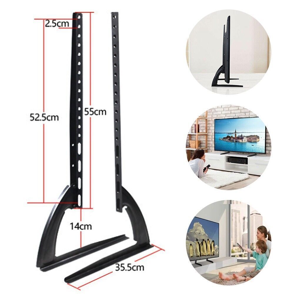 32-70" TV Table Top Stand Riser Leg Mount For Sony LG LED LCD Universal - Office Catch