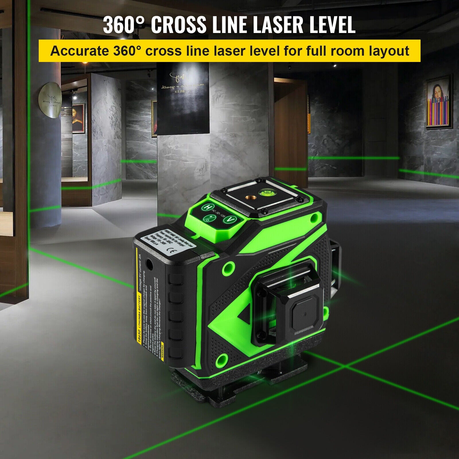 360 3D Green Self Leveling laser - Office Catch