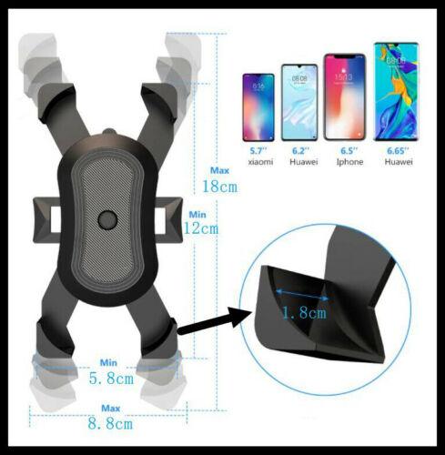 360° Rotation Phone Holde Motorcycle Bike Handlebar GPS Mount Pram Cradle - Office Catch
