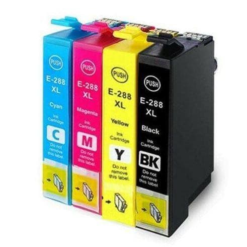 4 Pack Compatible Epson 288XL Ink Cartridge Set (1B,1C,1M,1Y) High Yield - Office Catch
