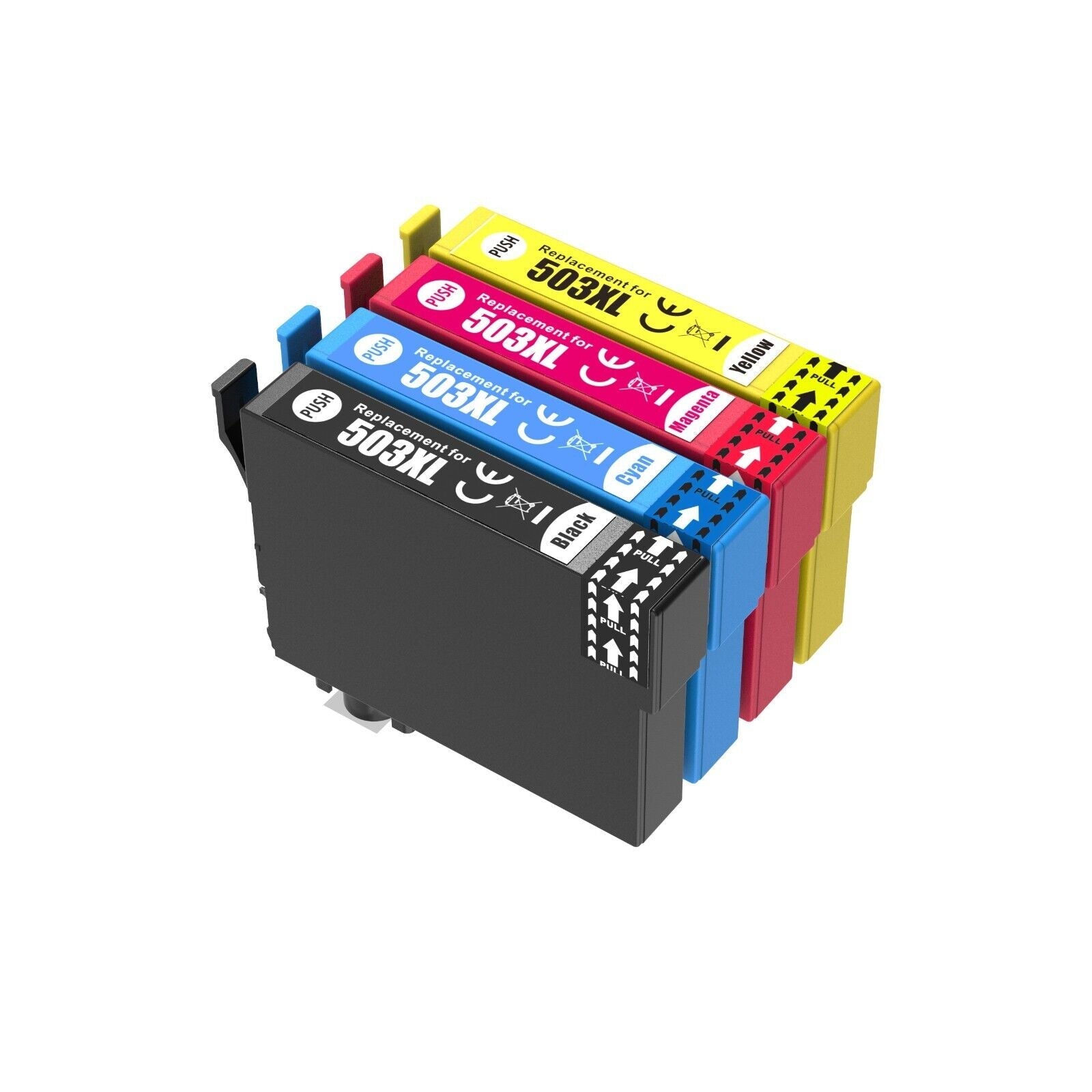 4 Pack Compatible Epson 503XK High Yield Inkjet Cartridge Combo - Office Catch