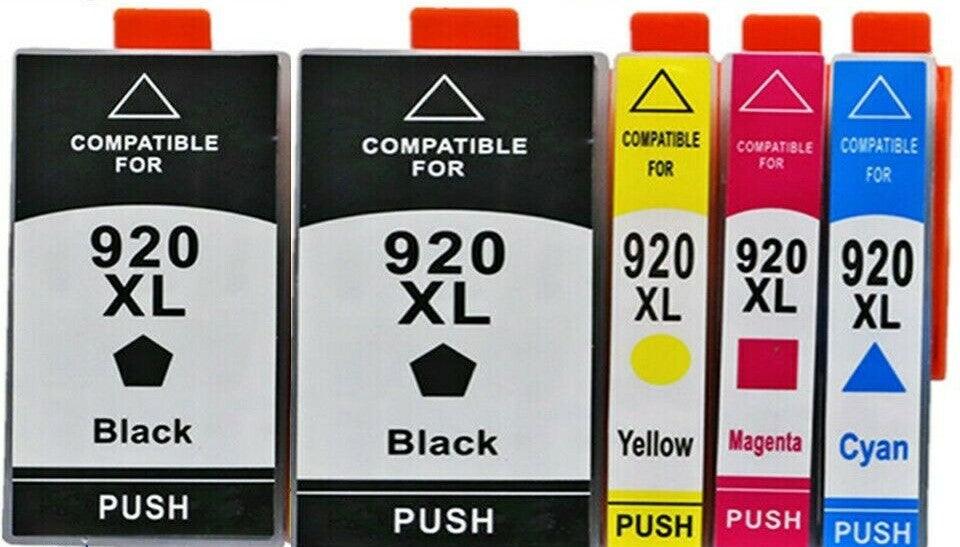 5 x 920XL 920 XL Compatible Ink Cartridge For HP Officejet - Office Catch