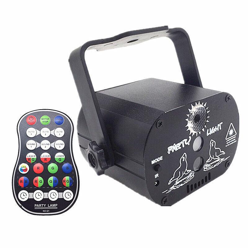 60 Pattern Laser Projector Stage Light LED RGB Party KTV Club DJ Disco Lights - Office Catch
