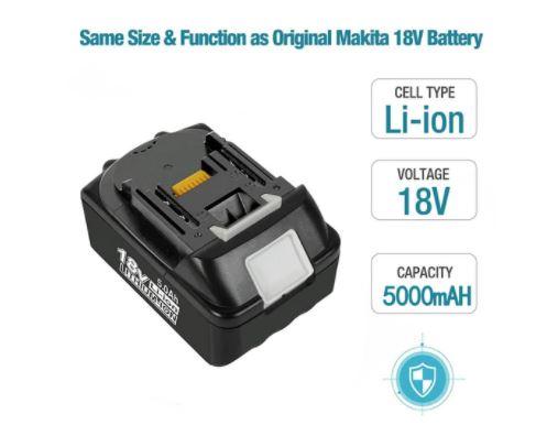 6.0Ah For Makita Battery 18V LITHIUM ION BL1830B BL1840B BL1850B BL1860B LXT - Office Catch
