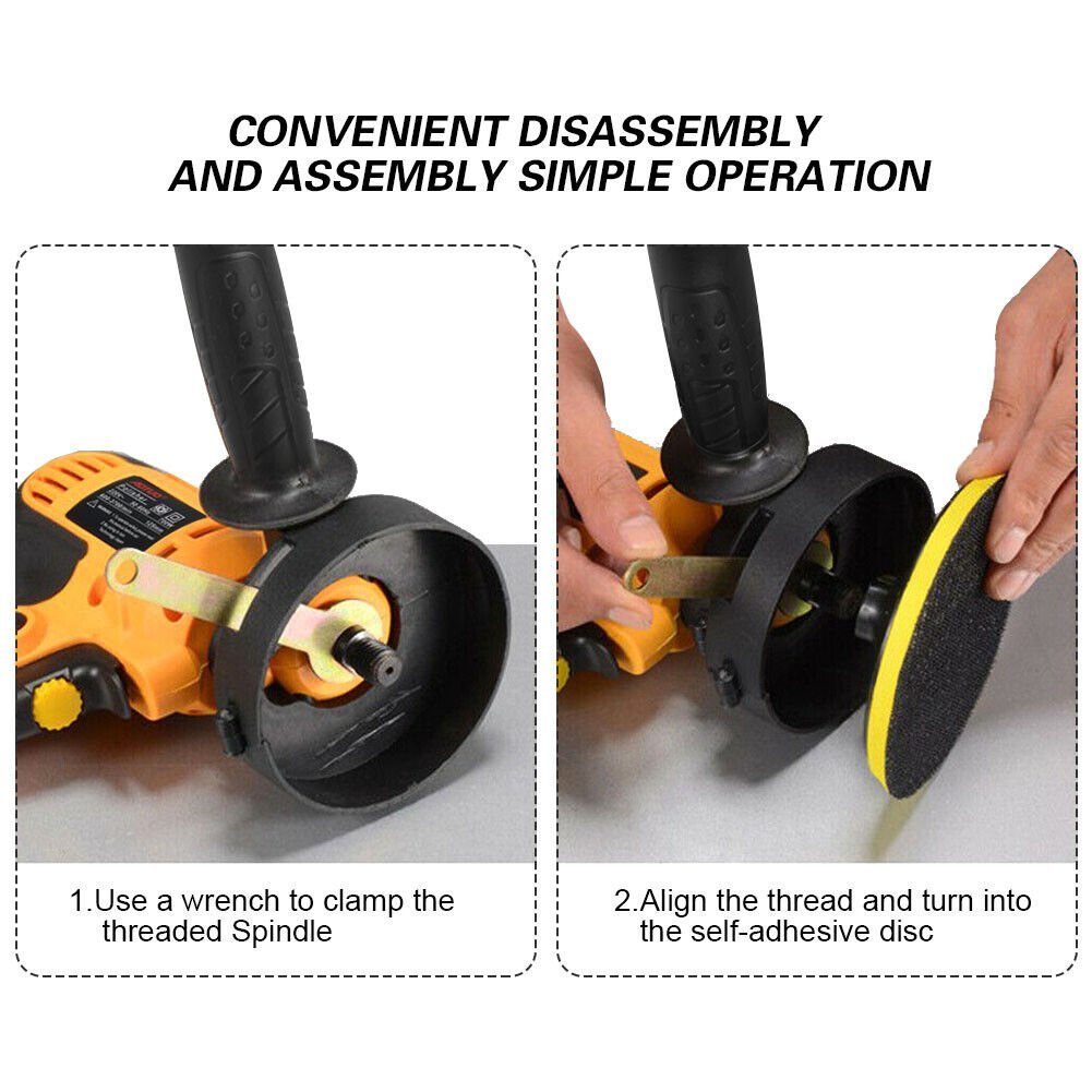 700W Electric Waxer Sander Buffer 125mm - Office Catch