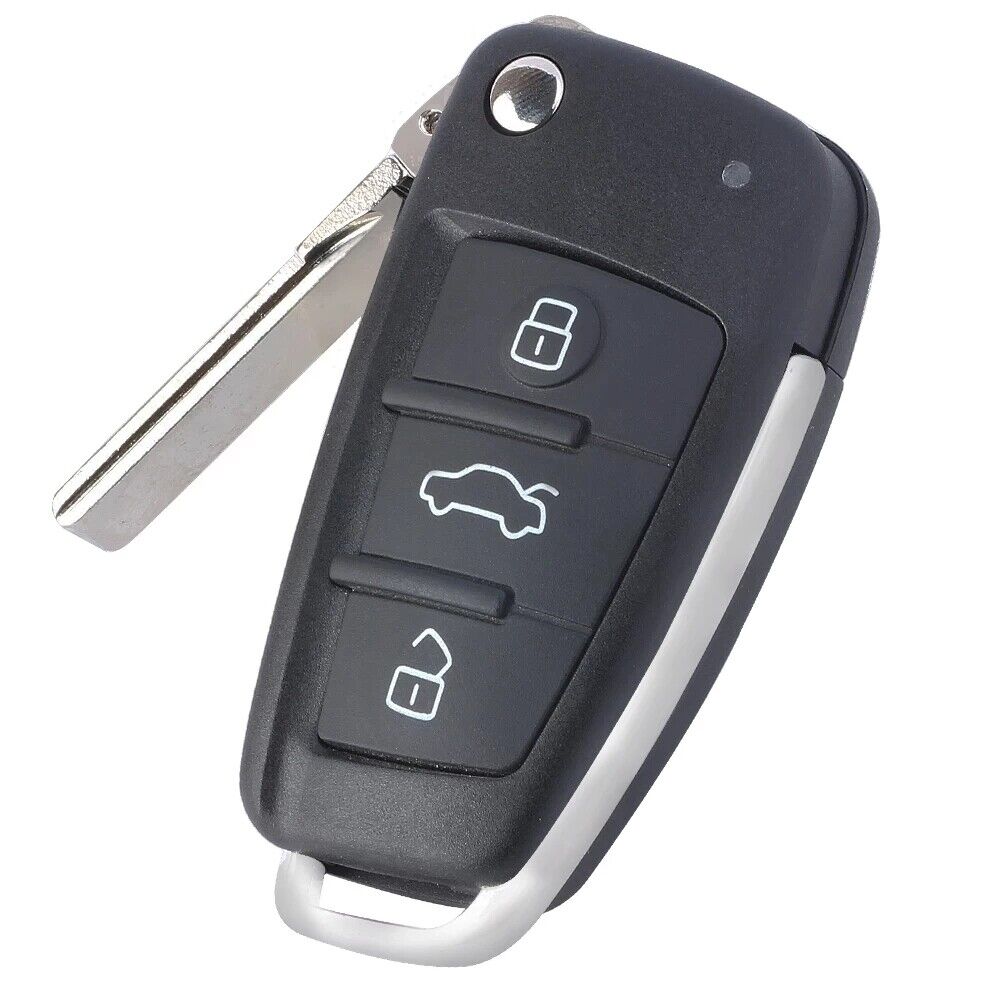 8P0 837 220 D for Audi A3 S3 TT 2005-2013 Complete Flip Remote Car Key Fob - Office Catch