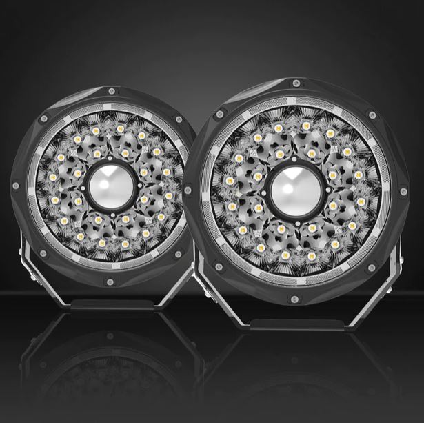 9" Laser Driving Lights + Smart Harness - Office Catch