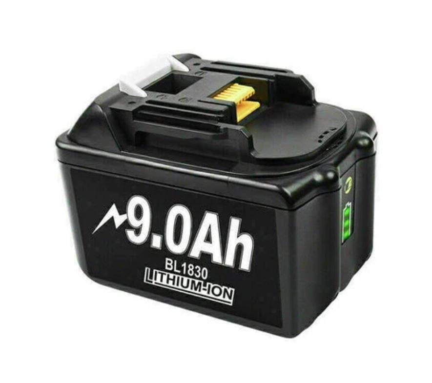 9000mAh 18V For Makita Battery | BL1830B BL1840B BL1850B BL1860B Li-Ion | 2 Pack - Office Catch
