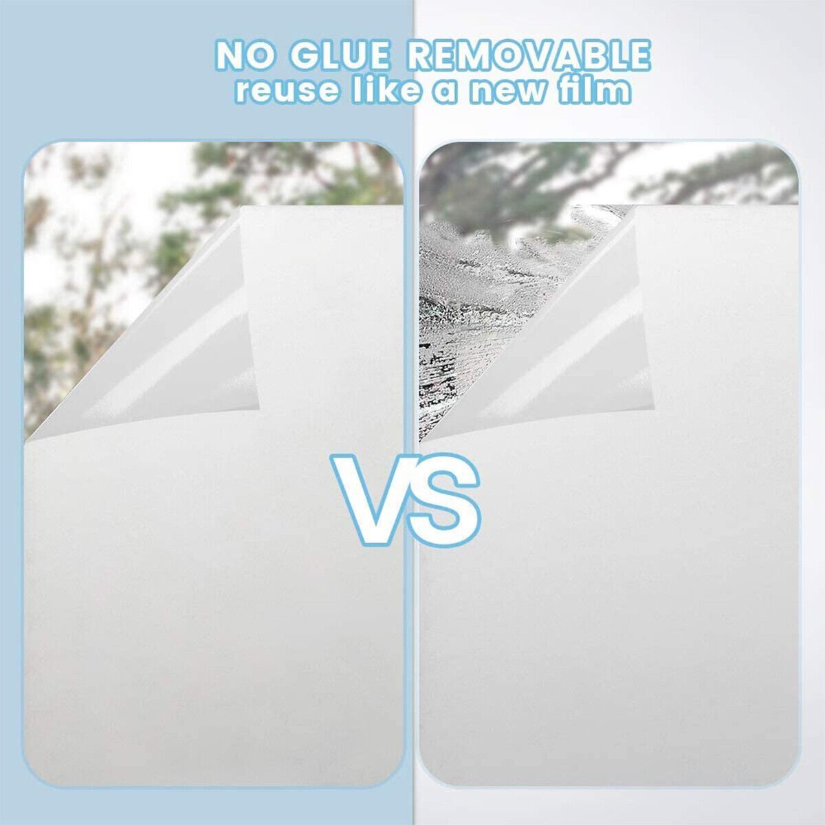 90cmX5m Frosted Window Privacy Film - Office Catch