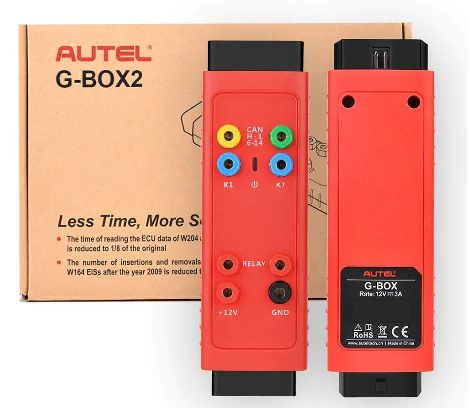 Autel GBox G-BOX2 Acessory Tool Benz & BMW Adapter GBox2 Mercedes Benz All Key Lost Tool Used with MaxiIM IM508 IM608 - Office Catch