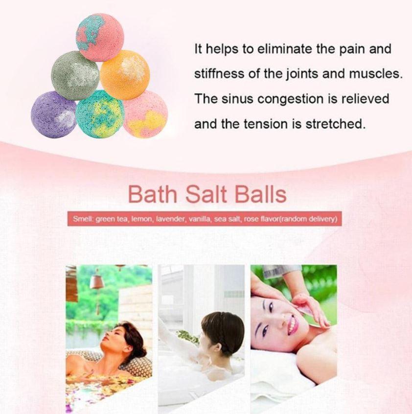 Bath Ball Herbal Essential Oil Bubble Bath Ball Wormwood Bath Bombs - Office Catch