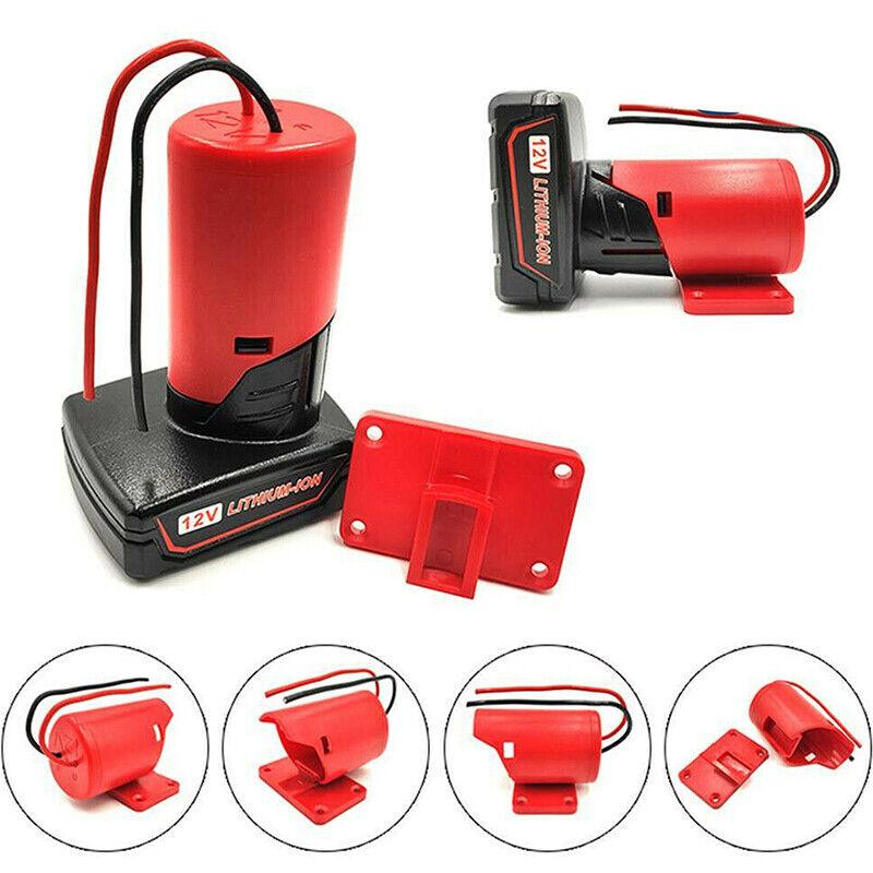Battery Adapter For Milwaukee 12V M12 Dock Power Connector 12 Gauge - Office Catch