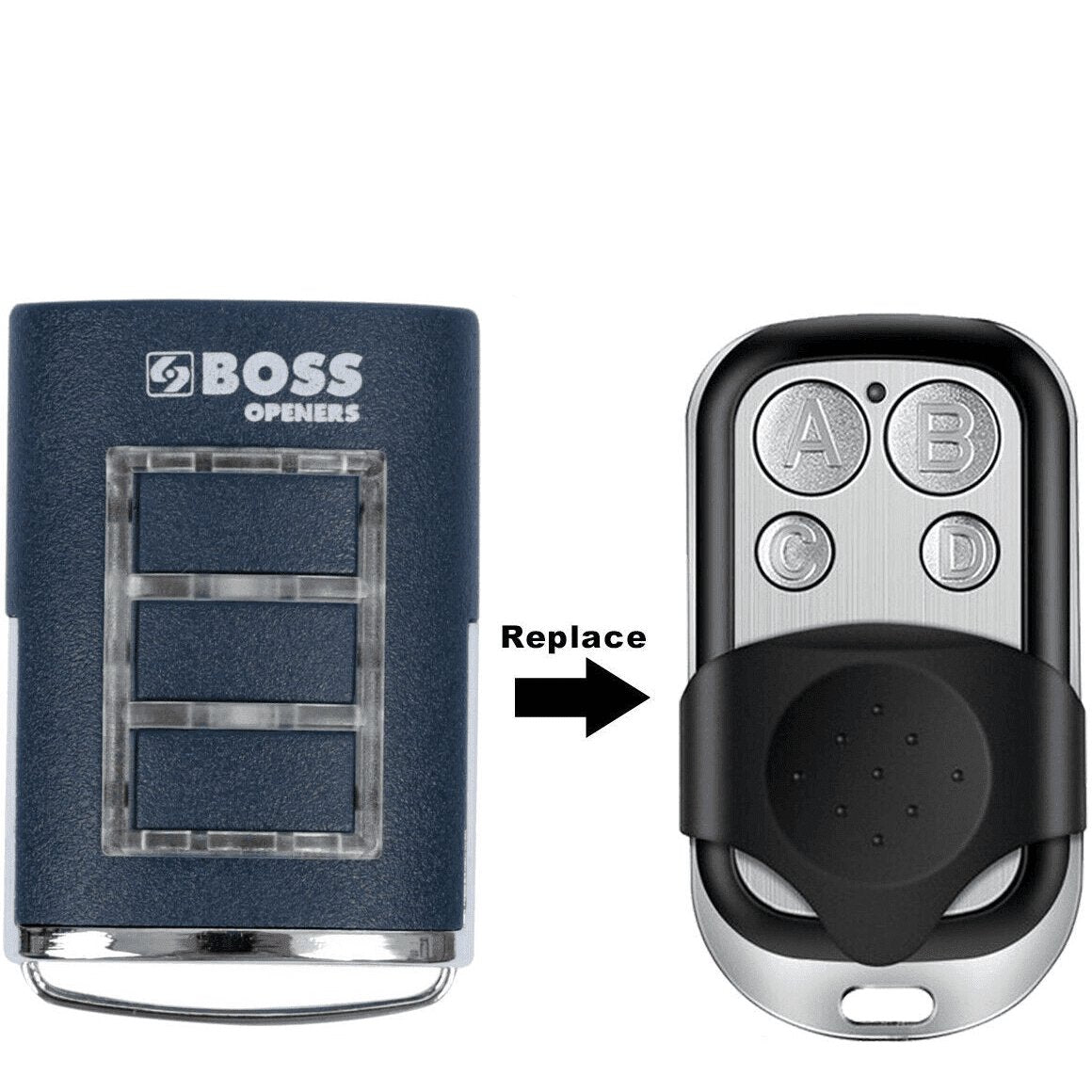 Boss Replacement Compatible For Remote Garage BHT3/BHT-3/HT3/BOSS6 433MHz BOL4/BOL6/OL4 - Office Catch