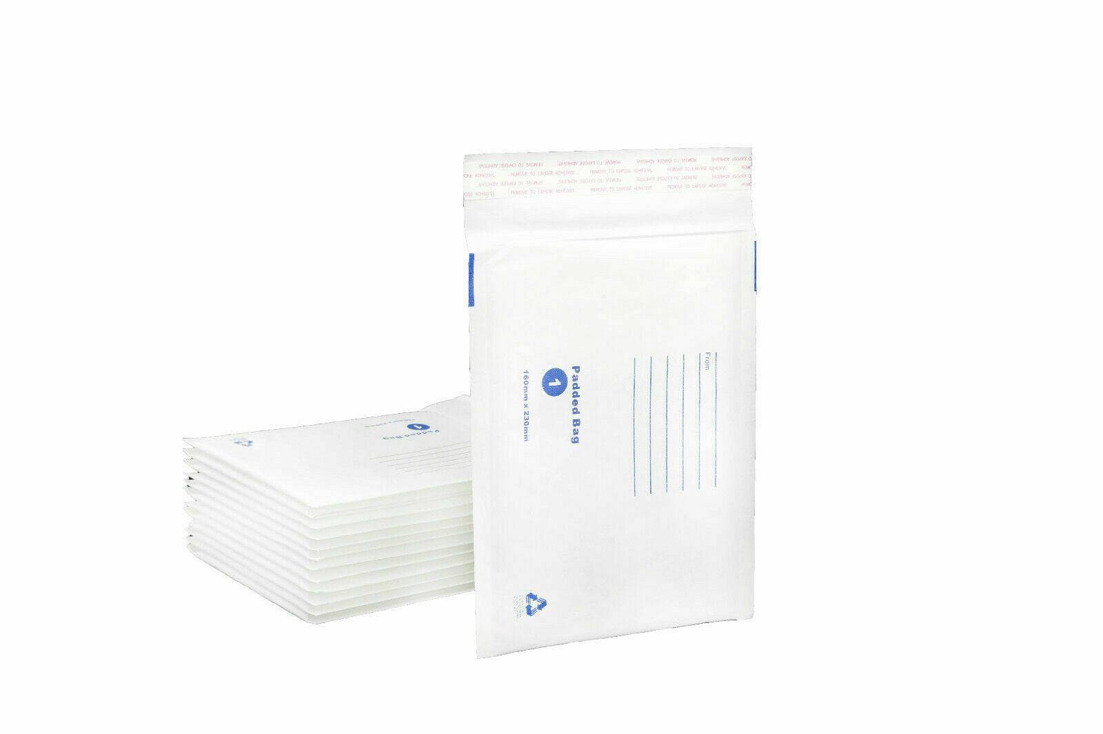 Bubble Mailer 215 x 280mm White Padded Envelope White Bag - Office Catch