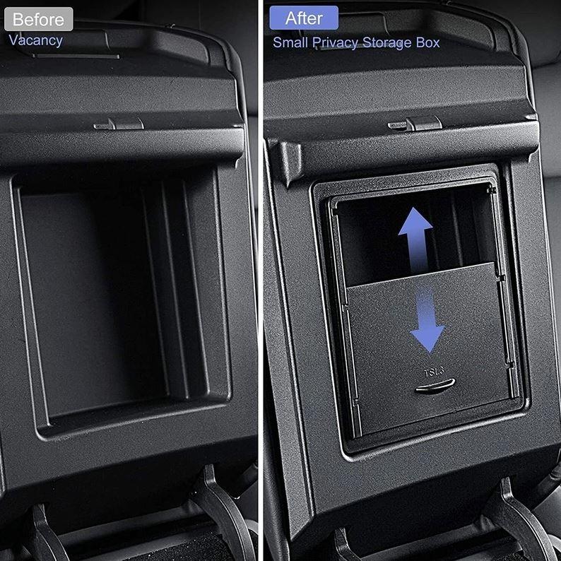 Car Center Console Armrest Storage Box Organizer Tray For Tesla Model 3 - Office Catch
