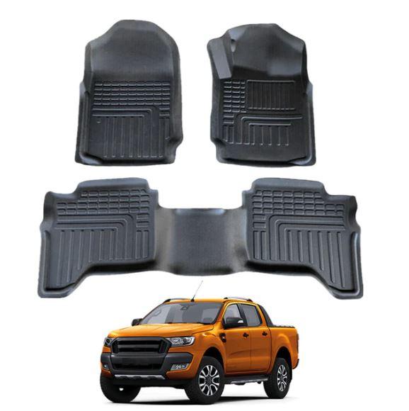 Car Mat Complete Set for Ford Ranger PX PX2 PX3 Dual Cab 2011-2020 - Office Catch