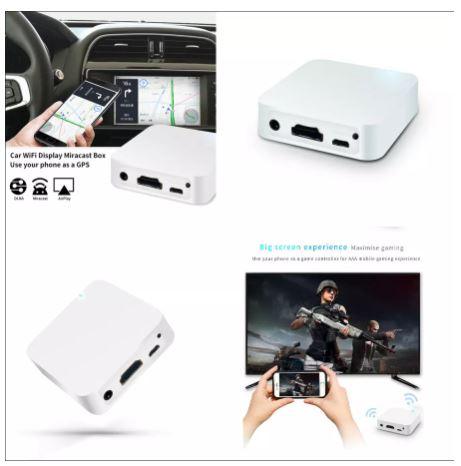 Car WiFi Display Screen Mirroring Link box For Android iOS Phone Navigation Smart Screen HDMI AV Car TV Projector - Office Catch