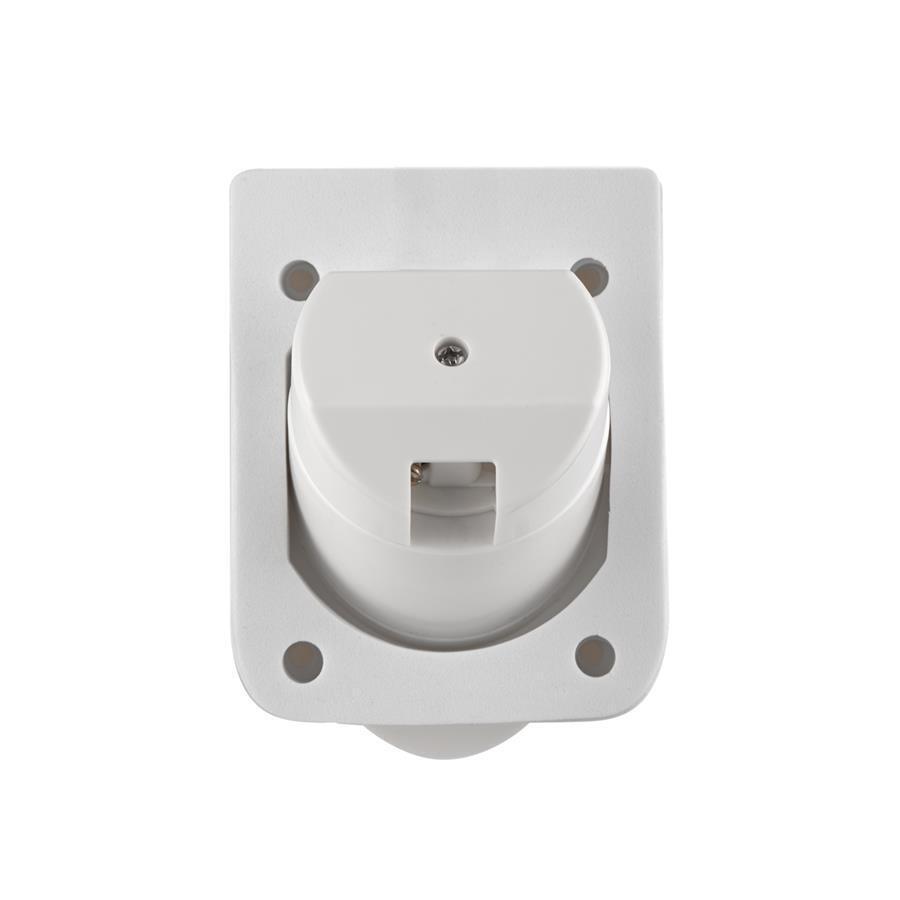 Caravan 15 Amp Power Inlet for Motor home 240V Socket - White - Office Catch