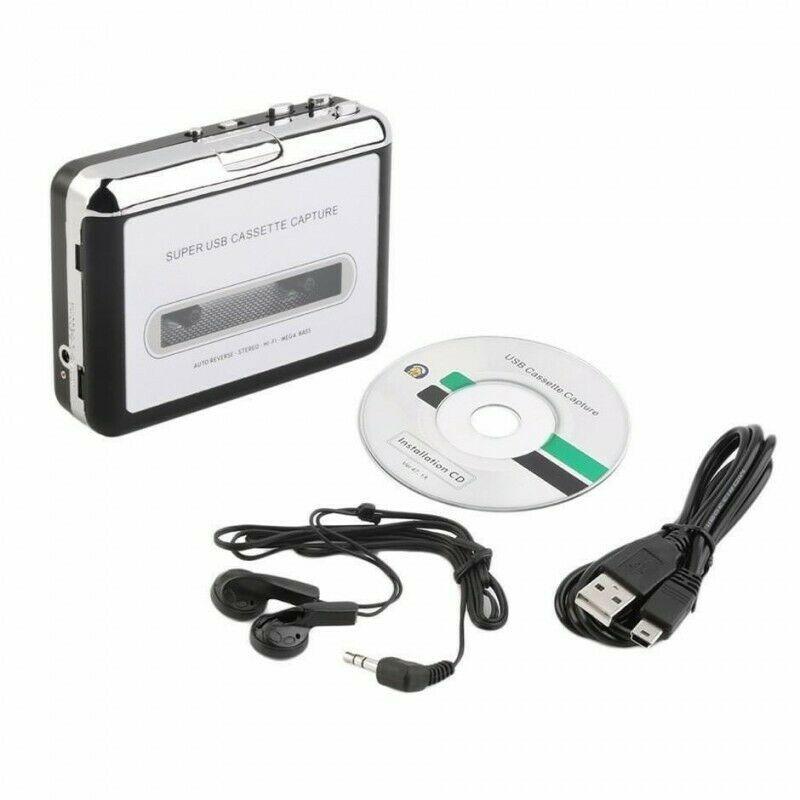 Cassette Player Cassette Tape To MP3 CD Converter Via USB, Portable USB Cassette Tape Player Walkman Captures MP3 Audio - Office Catch