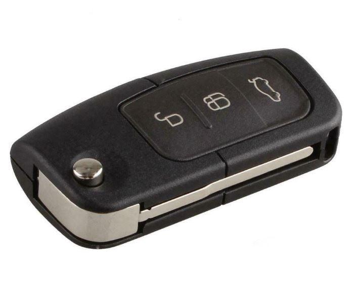 Complete To Suit FORD 3 Button Transponder Remote Flip Car Key Territory BA BF Falcon - Office Catch