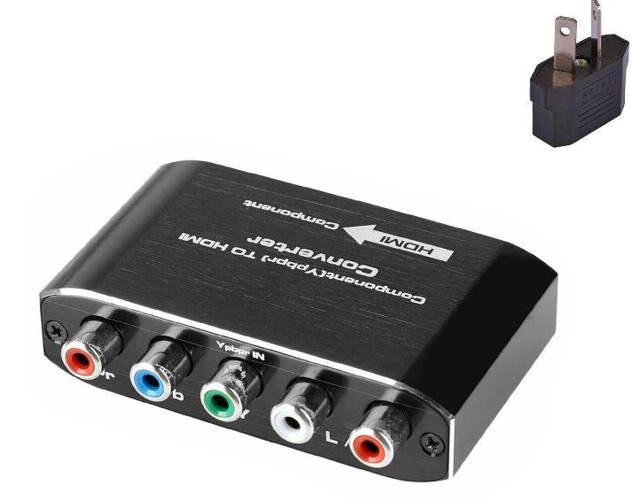Component to HDMI Converter RGB to HDMI Converter Supports 4K Video Audio Converter Adapter for DVD PSP Xbox 360 PS2 Nintendo to Monitor Projector - Office Catch