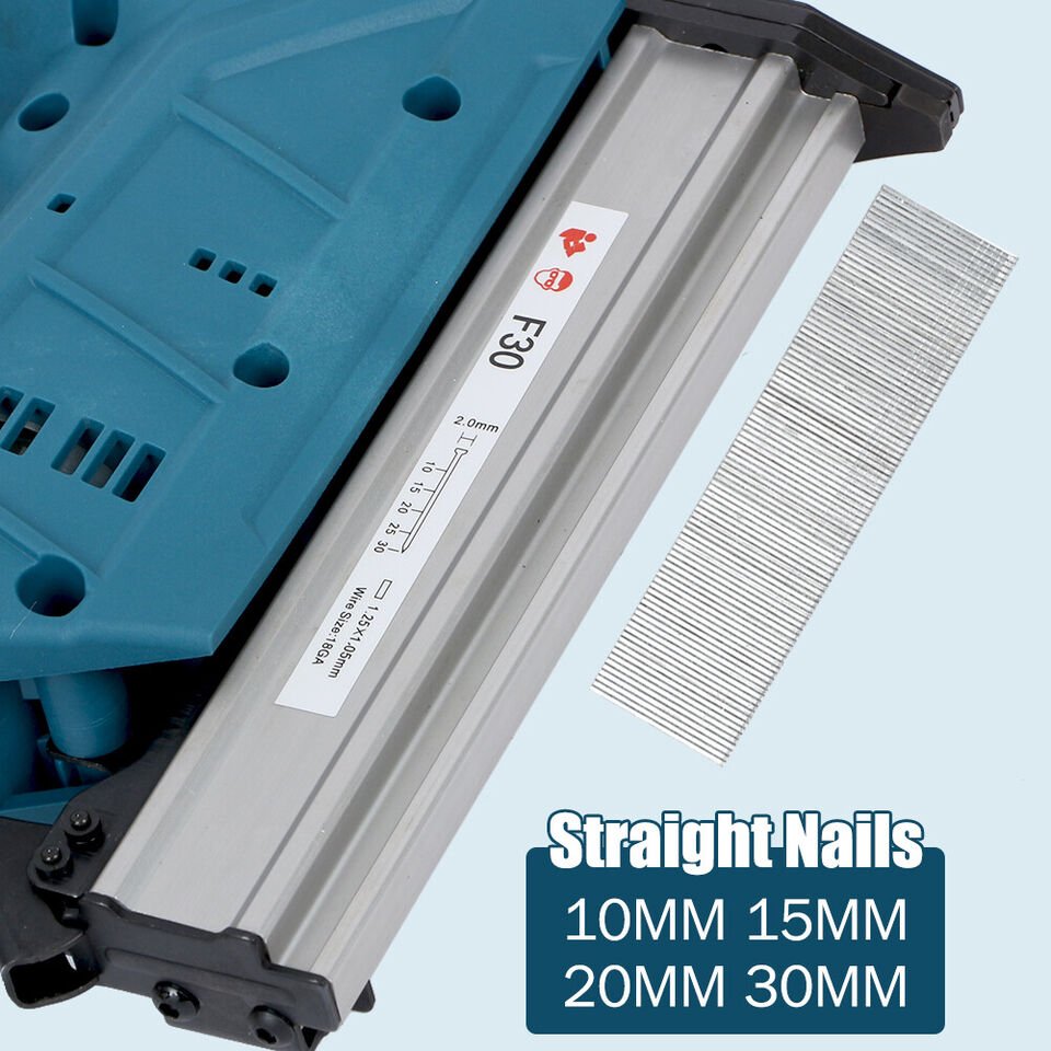Cordless Brushless Straight Finish Nailer with 0/1/2 Battery Options and 5000 Nails - Office Catch