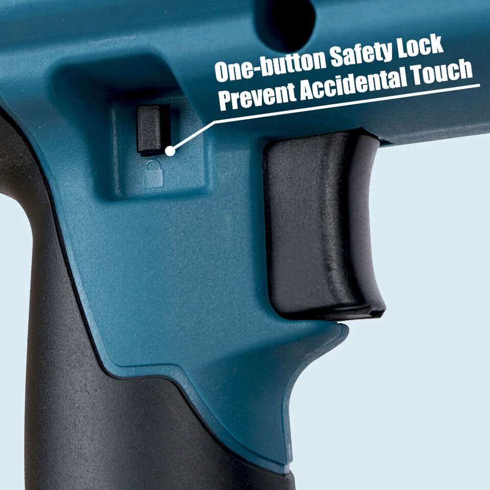 Cordless Brushless Straight Finish Nailer with 0/1/2 Battery Options and 5000 Nails (Electric Nailer Only - (One Makita 6ah Battery Included)… - Office Catch