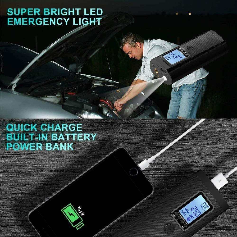 Cordless Electric Smart Air Compressor | Digital Tyre Inflator - Office Catch