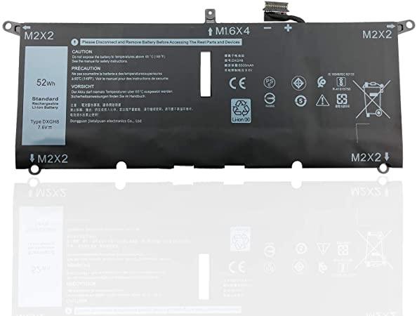 DXGH8 Battery for XPS 13 9370 9380 7390 H754V HK6N5 7.6V 52Wh - Office Catch