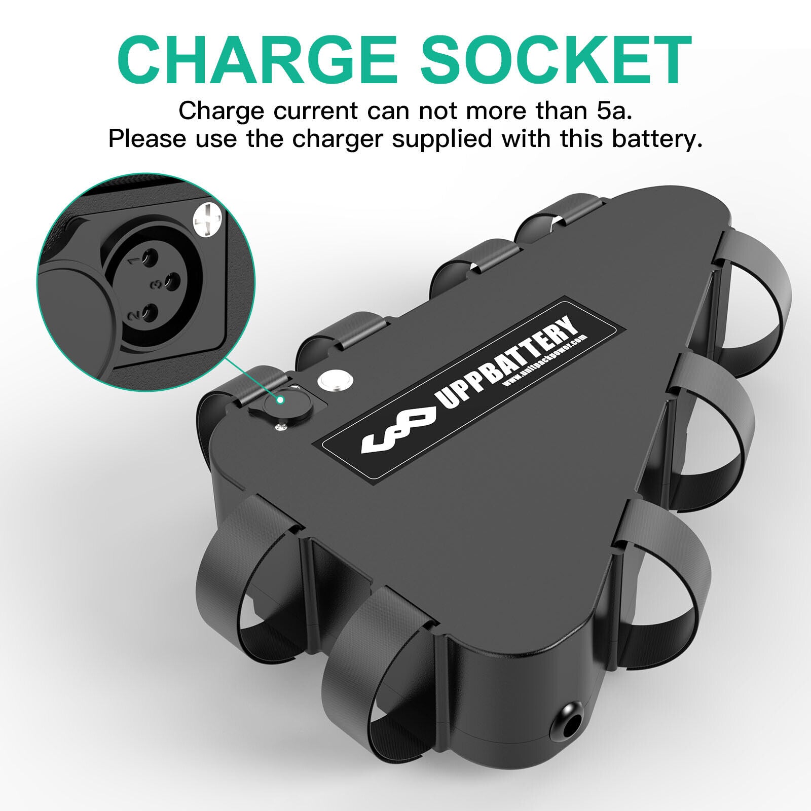 Ebike Battery 48V 20Ah Lithium Triangle Battery Pack for 200~2000W Motor - Office Catch