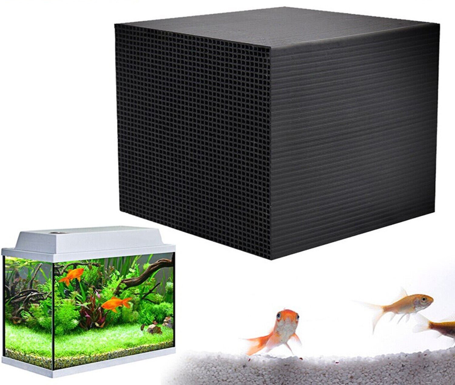 Eco-Aquarium Water Purifier Cube Filtration Absorption Filter Fish Tanks Cleaner - Office Catch