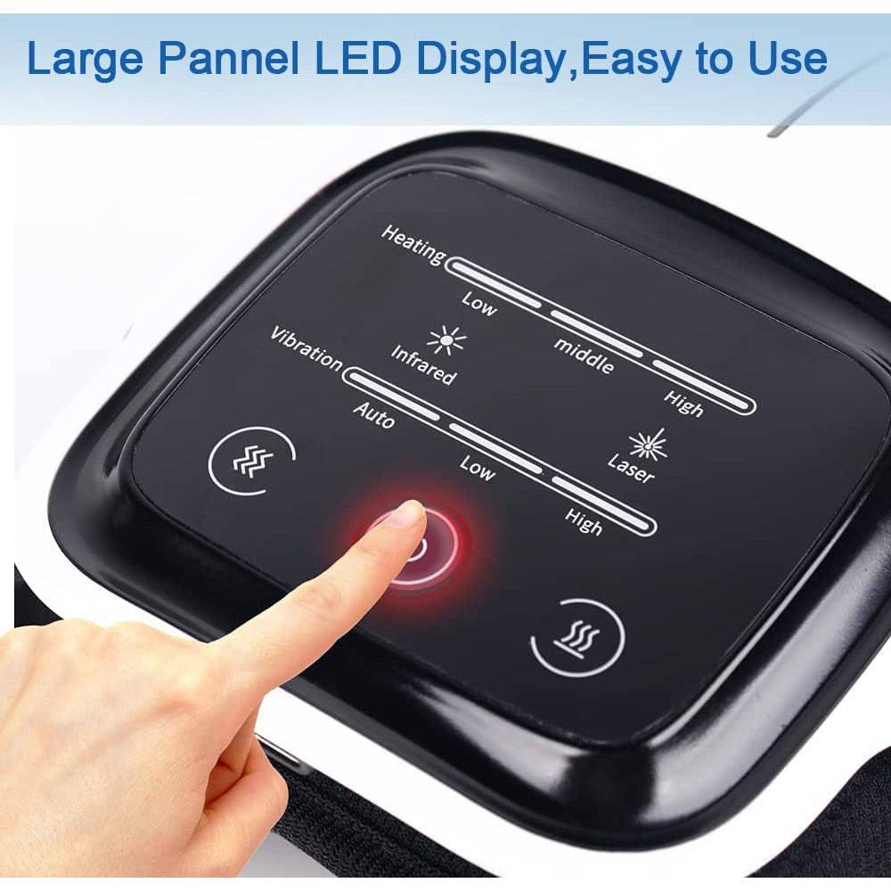 Electric Knee Massager Smart Infrared Heating Therapy Machine Relief Elbow Pain - Office Catch