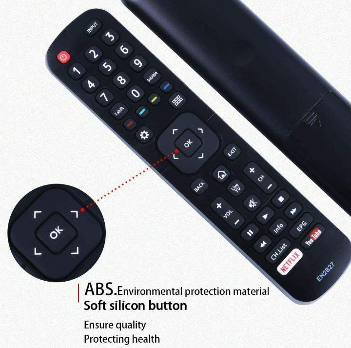 EN2B27 Remote Replacement For Hisense TV EN-2B27 RC3394402/01 3139 238 - Office Catch