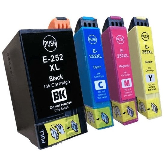 Epson 252XL Compatible Ink Cartridge 4 Pack [C13T253192-C13T253492] [1BK,1C,1M,1Y] - Office Catch