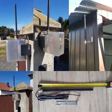 External Antenna for Appliances Gate Garage Door for 433MHz 433.92 Garage Remote Control Signal Enhancement Antenna Booster - Office Catch