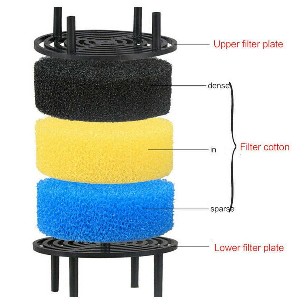 External Canister Filter For Aquarium Fish Tank Sponge Pond 400L/H - Office Catch